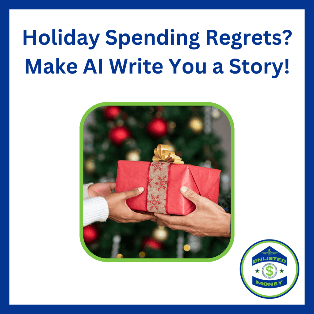 reduce holiday spending regrets artificial intelligence story