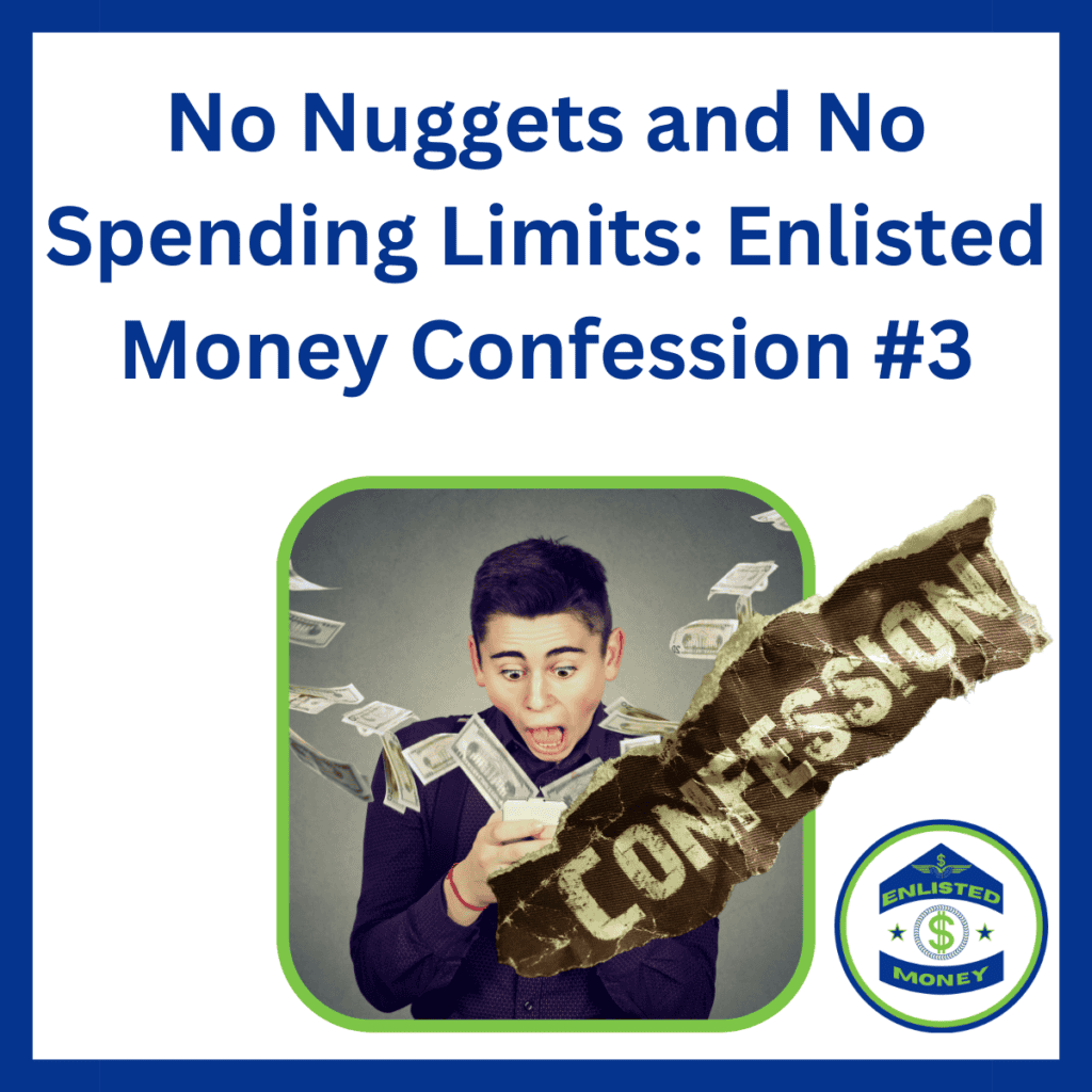 enlisted money confession military